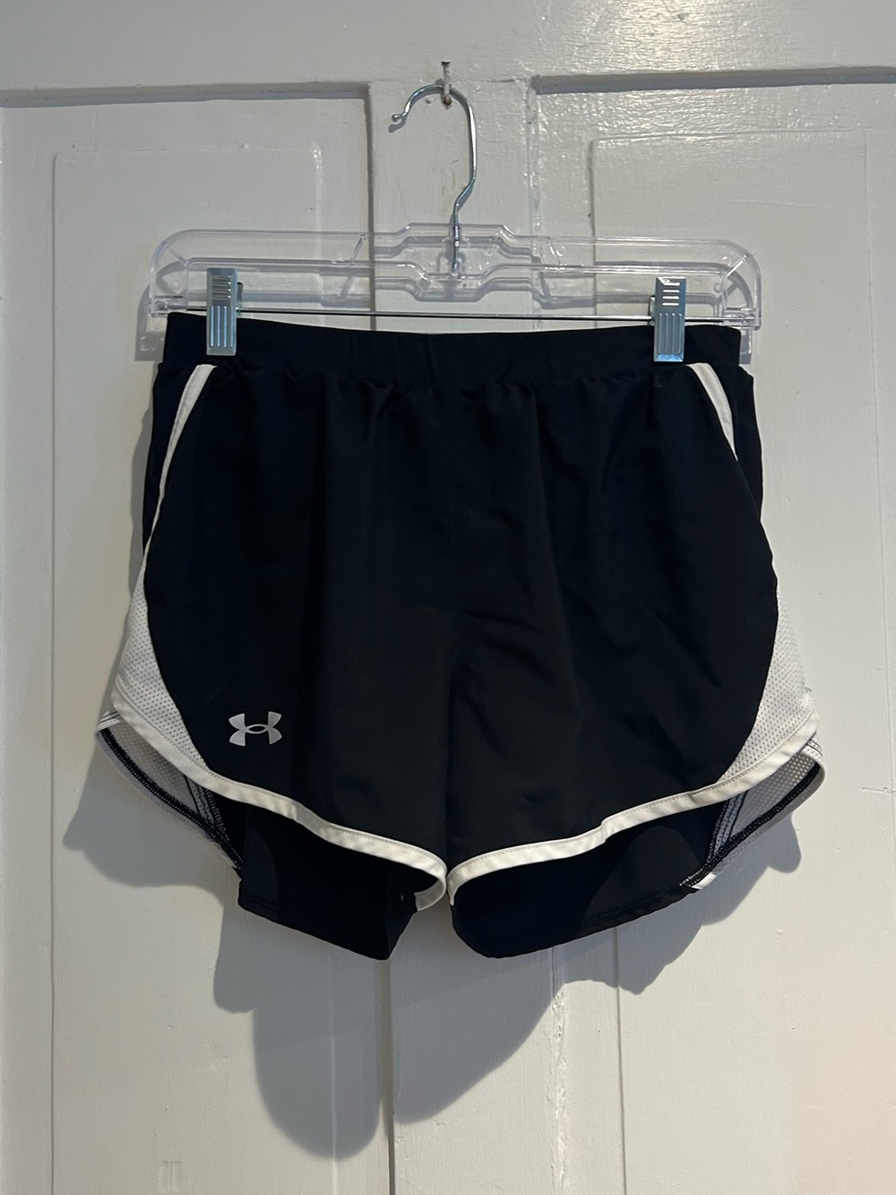 Black Under Armor athletic shorts